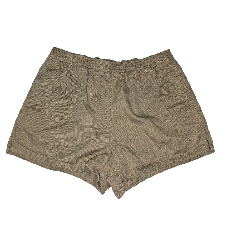 Vintage Gap Sport Khaki Elastic Waist‎ Shorts Size L